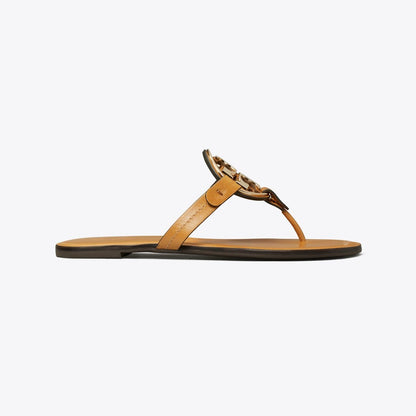 Tory Burch Metal Miller Sandal WALNUT / GOLD