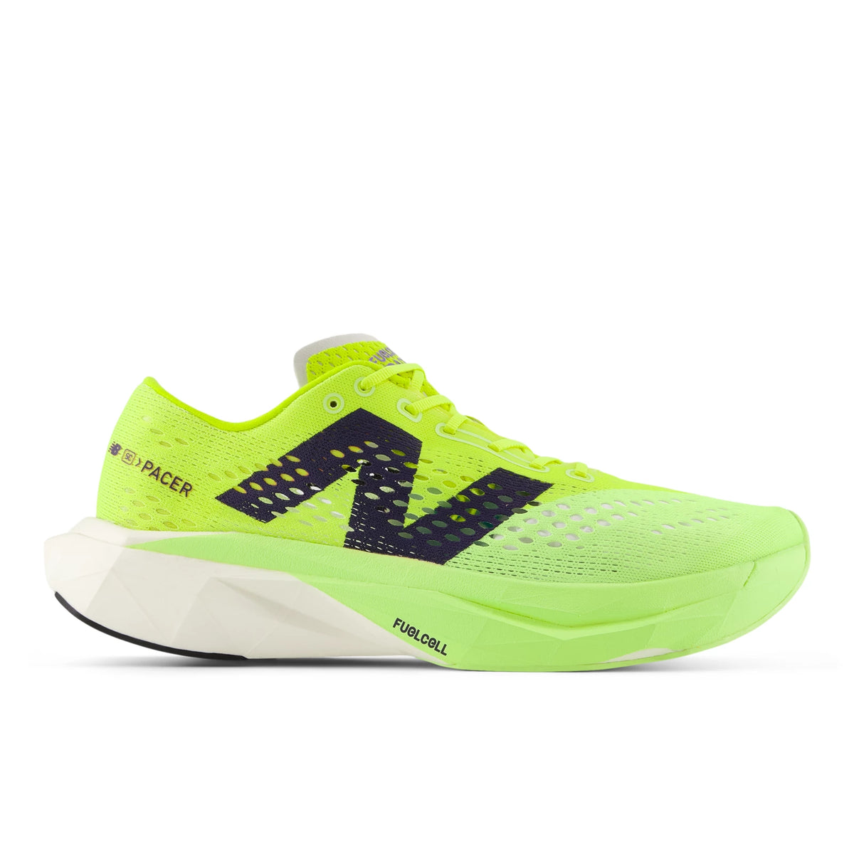 New Balance Fuelcell Supercomp Pacer V2 Alkaline Green with White and Boysenberry