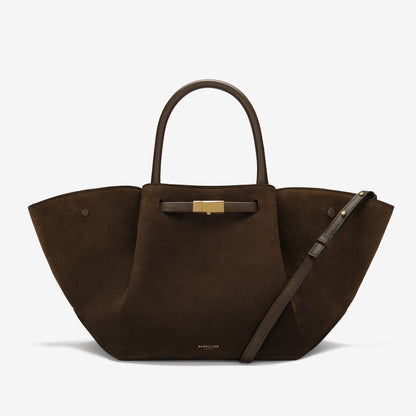DeMellier The Midi New York mocha suede & mocha smooth