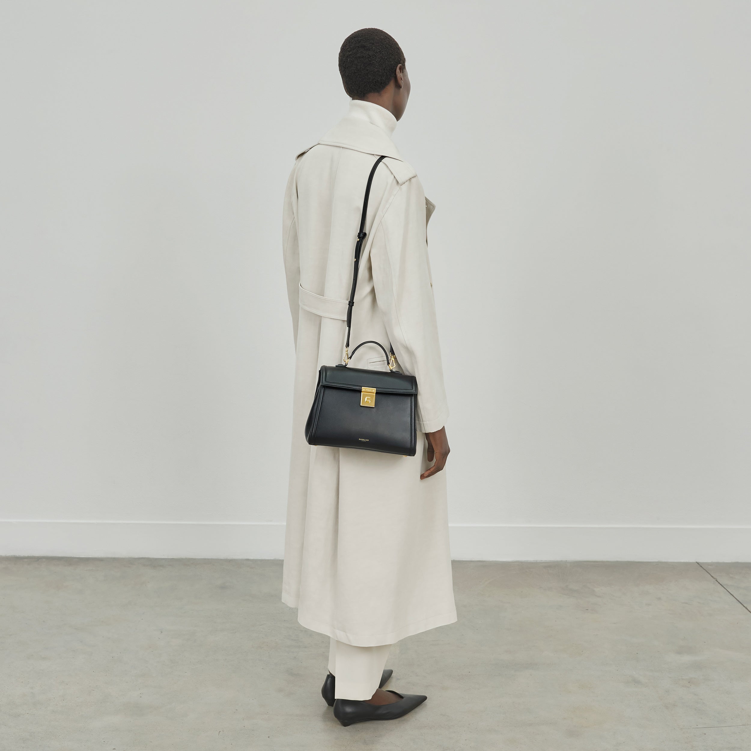DeMellier The Midi Paris burgundy suede & burgundy smooth