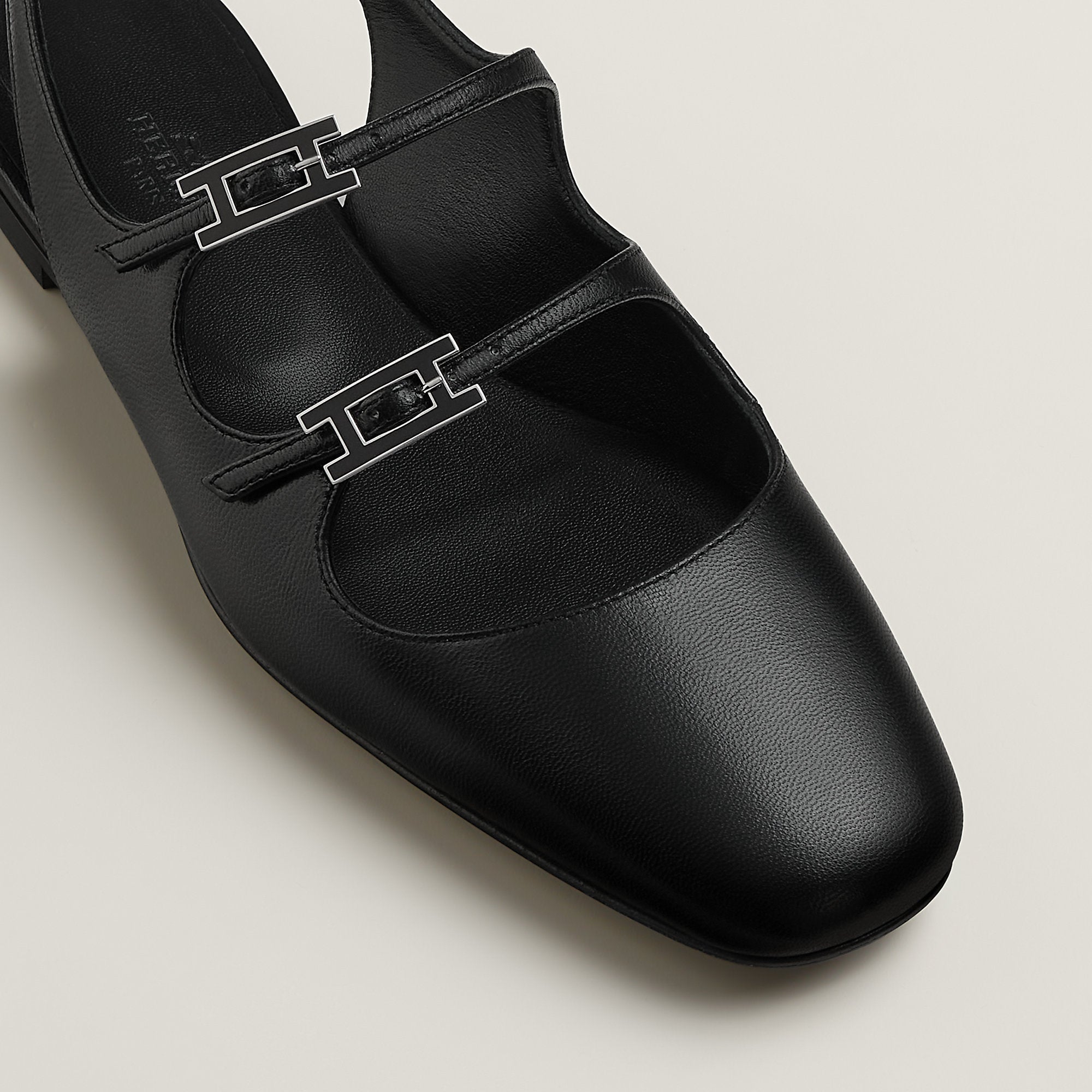  Hermes Mila Slingback Noir