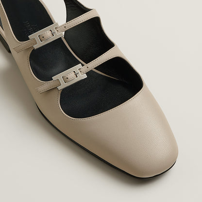  Hermes Mila Slingback Beige Nomade