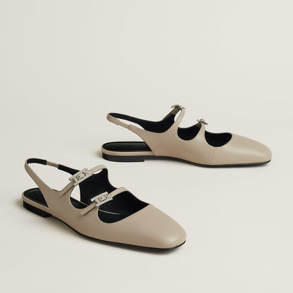  Hermes Mila Slingback Beige Nomade