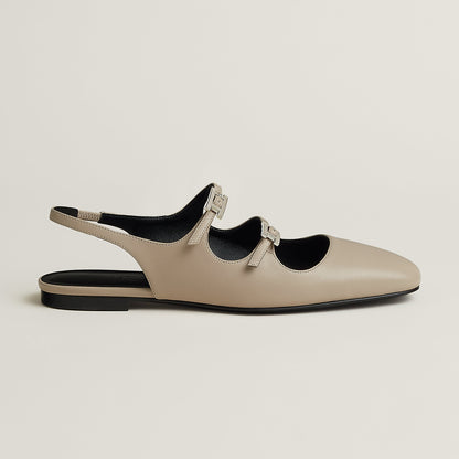  Hermes Mila Slingback Beige Nomade