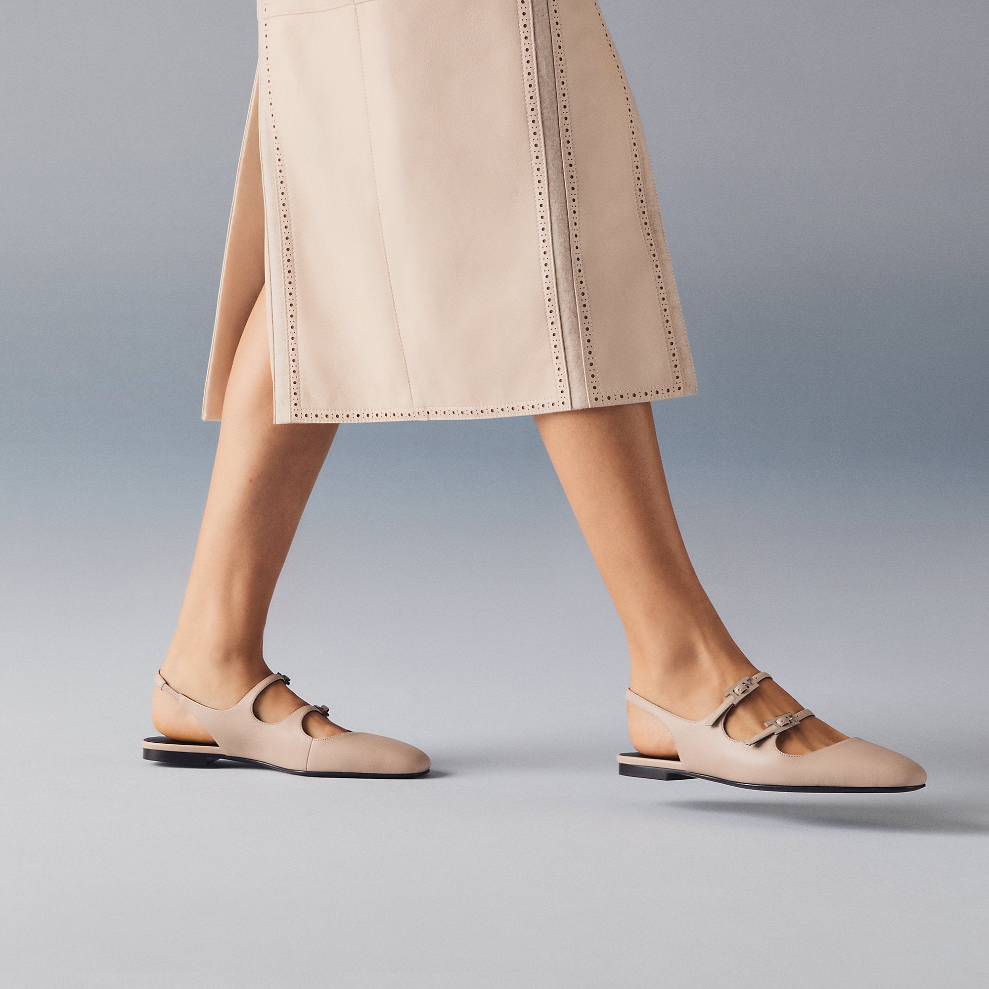  Hermes Mila Slingback Beige Nomade