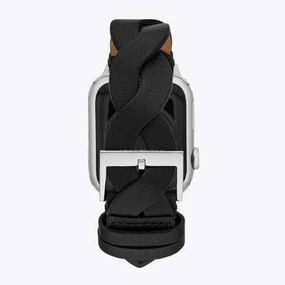 Tory Burch Miller Braided Band for Apple Watch BLACK