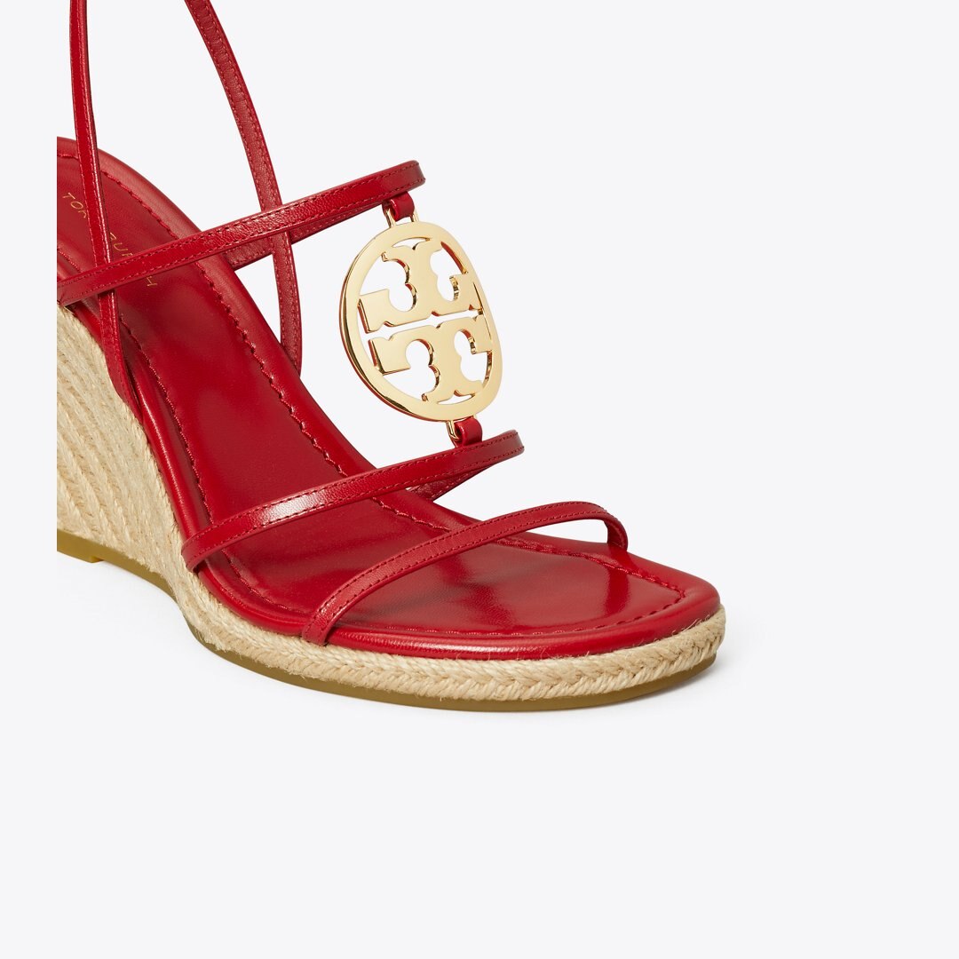 Tory Burch Miller Capri Espadrille Wedge TORY RED / GOLD