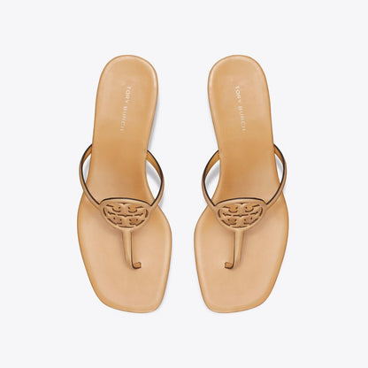Tory Burch Miller Capri Kitten Heel HONEYCOMB TAN / HONEYCOMB TAN