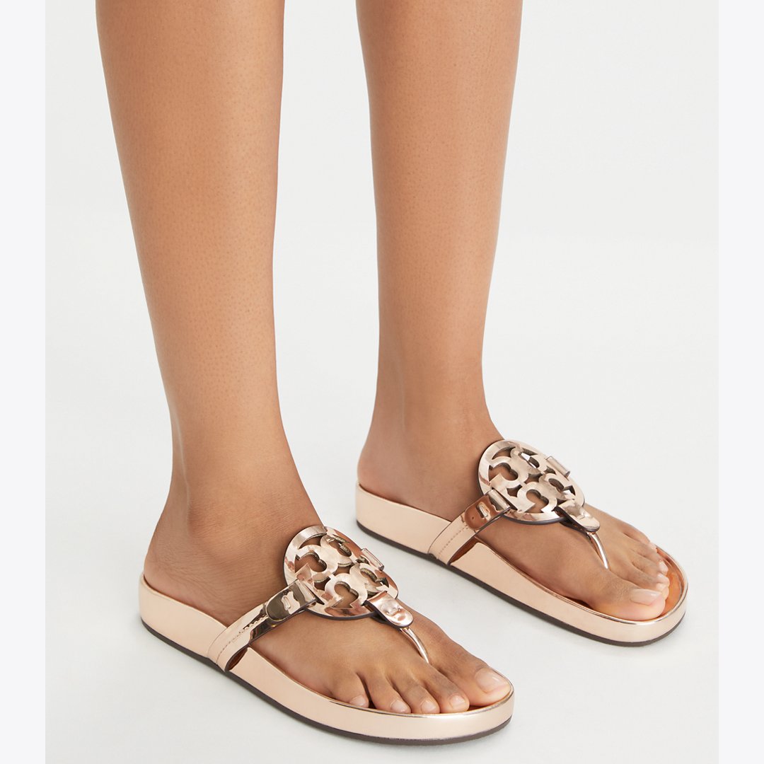 Tory Burch Miller Cloud Sandal ROSE GOLD