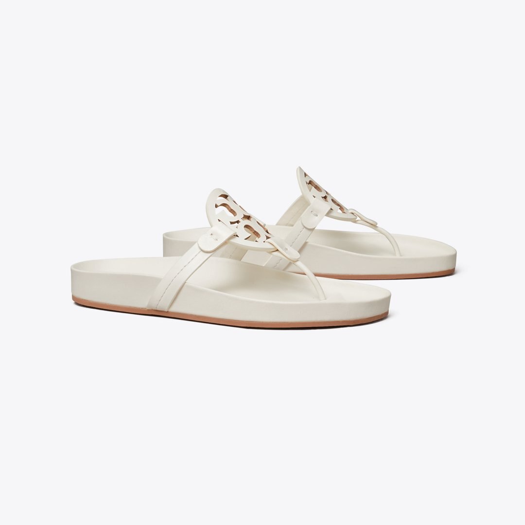 Tory Burch Miller Cloud Sandal New Ivory