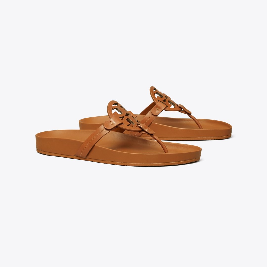 Tory Burch Miller Cloud Sandal BOURBON MIELE / BOURBON MIELE