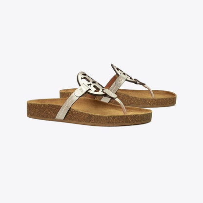 Tory Burch Miller Cloud Sandal Spark Gold / Natural