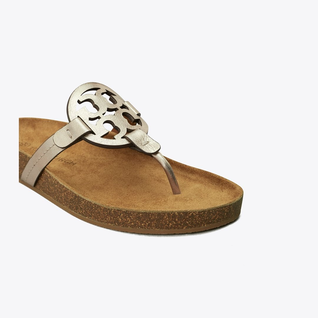 Tory Burch Miller Cloud Sandal Spark Gold / Natural