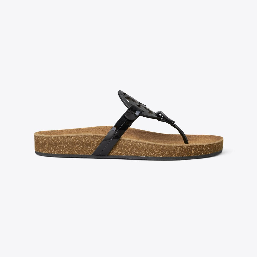 Tory Burch Miller Cloud Sandal PERFECT BLACK / Natural