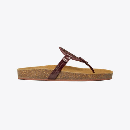 Tory Burch Miller Cloud Sandal PLUM / Natural