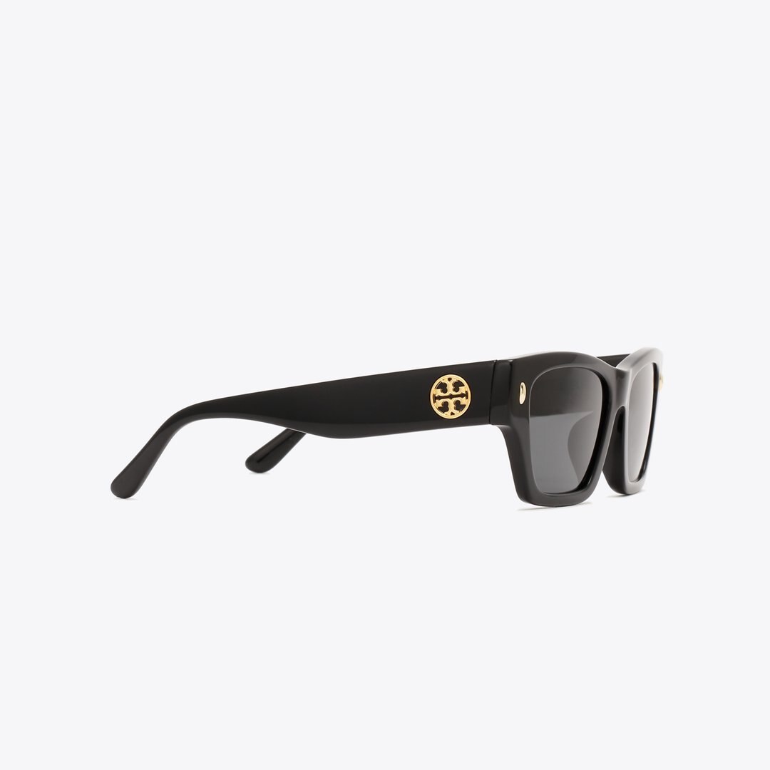 Tory Burch Miller Geometric Sunglasses BLACK