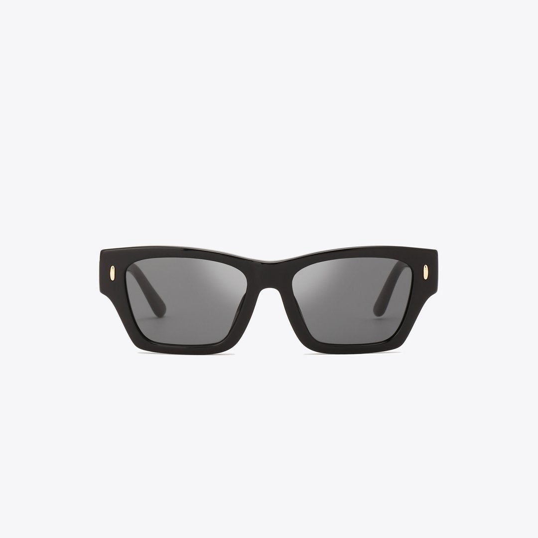 Tory Burch Miller Geometric Sunglasses BLACK