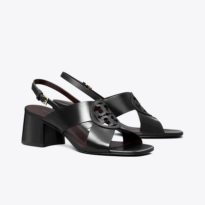 Tory Burch Miller Heeled Sandal PERFECT BLACK
