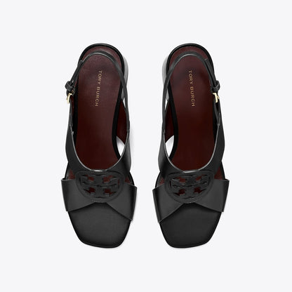 Tory Burch Miller Heeled Sandal PERFECT BLACK