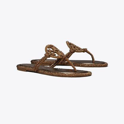 Tory Burch Miller Knotted Crystal COPPER FREEZE