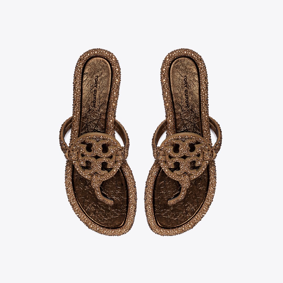 Tory Burch Miller Knotted Crystal COPPER FREEZE