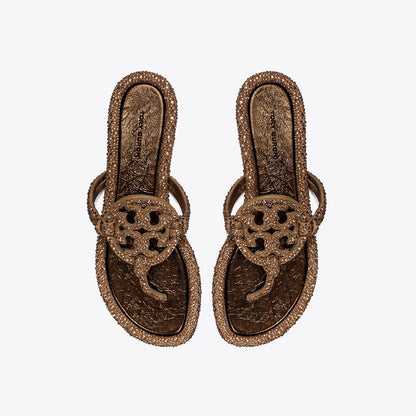 Tory Burch Miller Knotted Crystal COPPER FREEZE