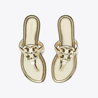 Tory Burch Miller Metallic Sandal GOLD