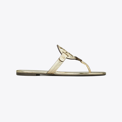 Tory Burch Miller Metallic Sandal GOLD