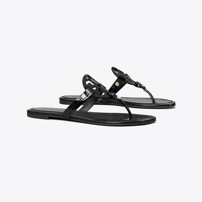 Tory Burch Miller Patent Sandal Perfect Black