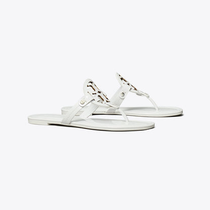 Tory Burch Miller Patent Sandal Optic White