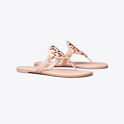 Tory Burch Miller Patent Sandal Seashell Pink