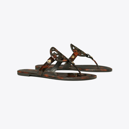 Tory Burch Miller Patent Sandal TORTOISE PATENT