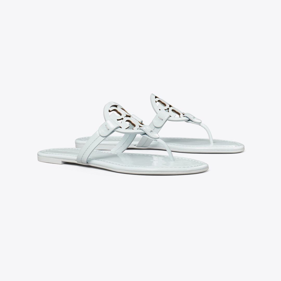 Tory Burch Miller Patent Sandal BLUE WHISPER