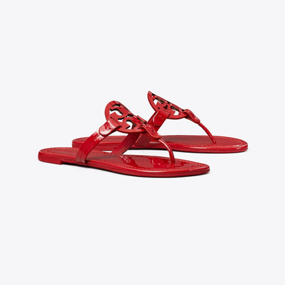 Tory Burch Miller Patent Sandal TOUCAN RED
