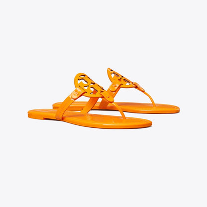 Tory Burch Miller Patent Sandal ORANGE CITRUS