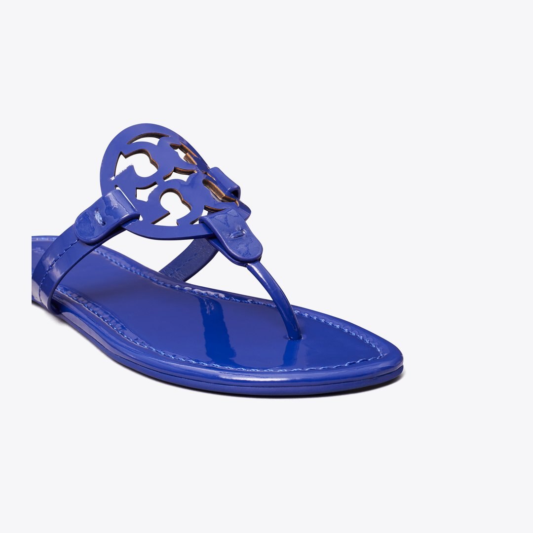 Tory Burch Miller Patent Sandal BALLPOINT BLUE