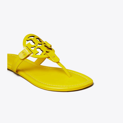 Tory Burch Miller Patent Sandal BRIGHT YELLOW