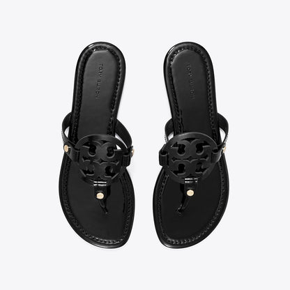 Tory Burch Miller Patent Sandal Perfect Black
