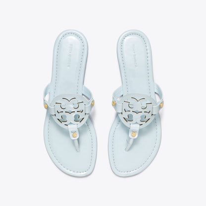 Tory Burch Miller Patent Sandal Ice Blue