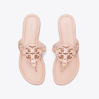 Tory Burch Miller Patent Sandal Seashell Pink