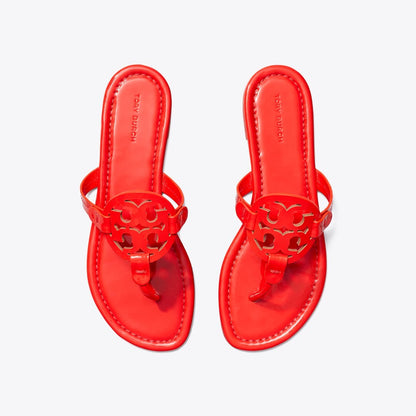 Tory Burch Miller Patent Sandal BLAZING RED