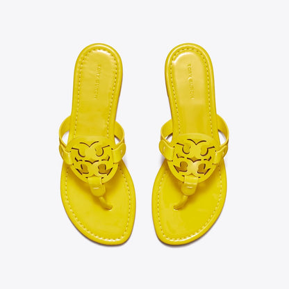 Tory Burch Miller Patent Sandal LEMON RIND