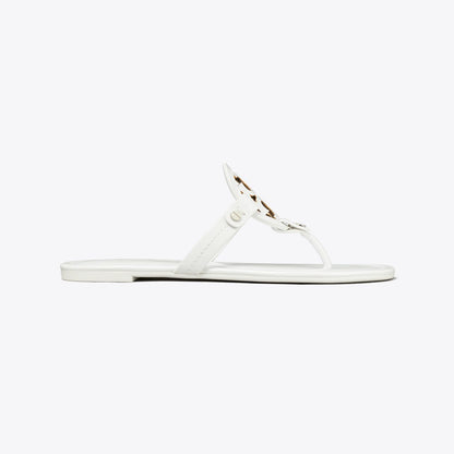 Tory Burch Miller Patent Sandal Optic White