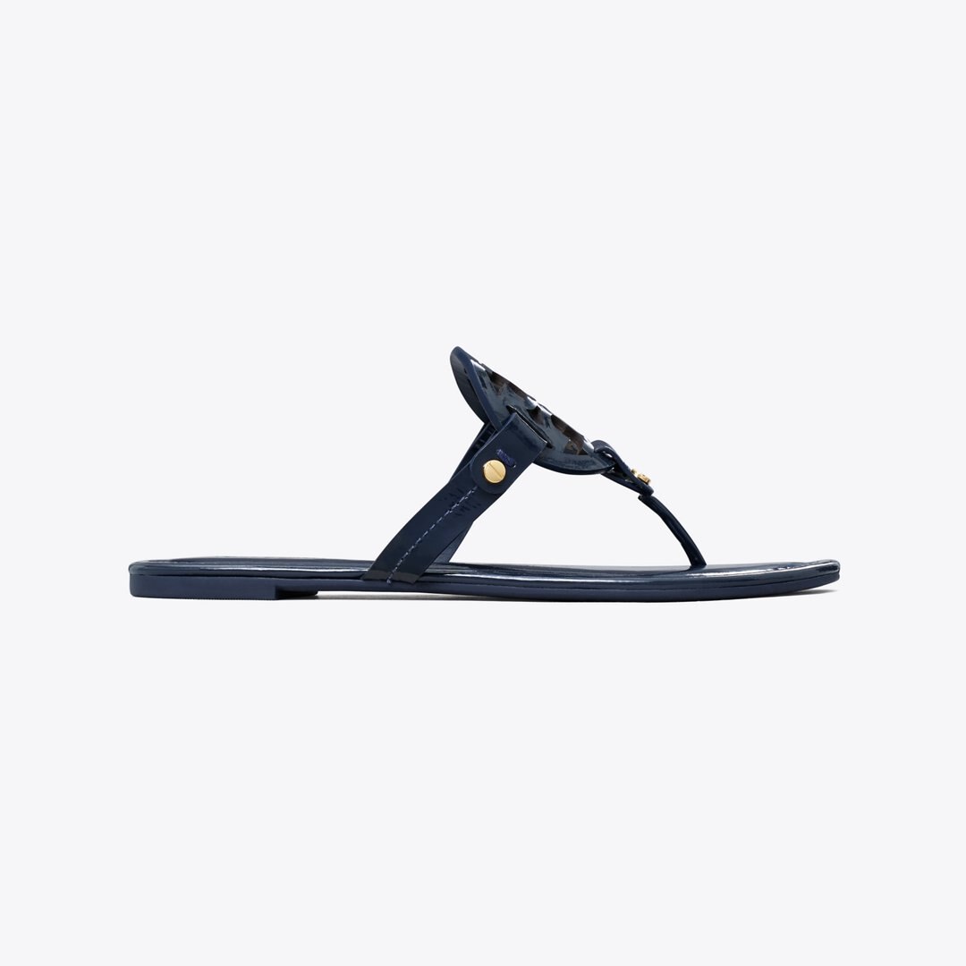 Tory Burch Miller Patent Sandal Perfect Navy