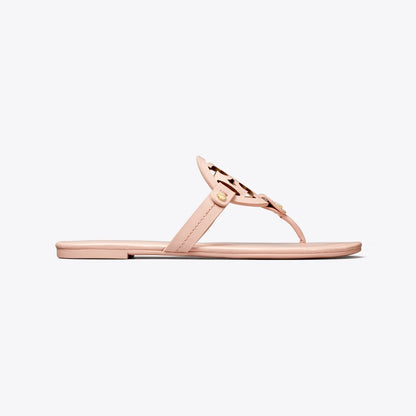 Tory Burch Miller Patent Sandal Seashell Pink