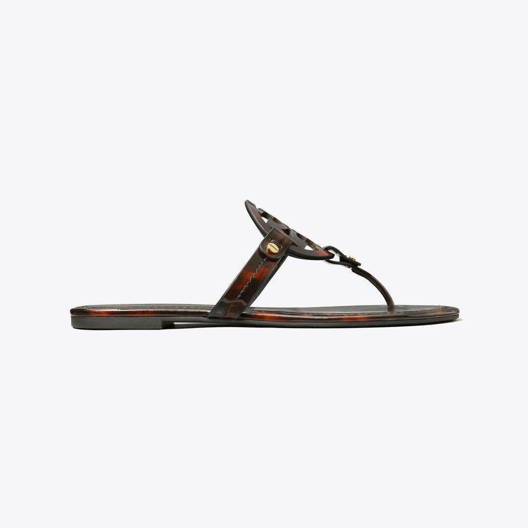 Tory Burch Miller Patent Sandal TORTOISE PATENT