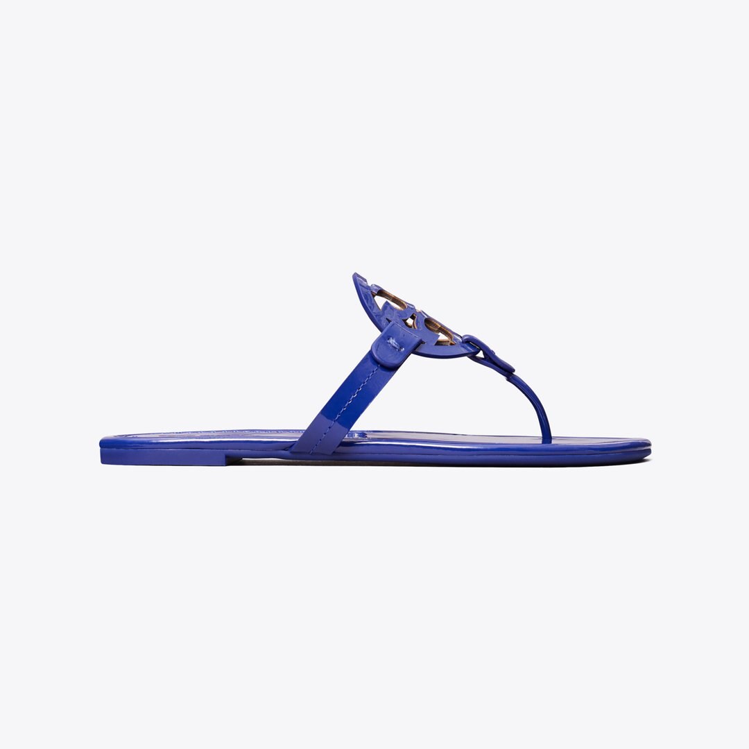 Tory Burch Miller Patent Sandal BALLPOINT BLUE