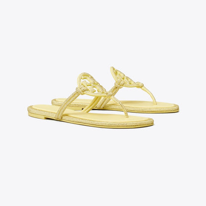 Tory Burch Miller Pav Knotted Sandal MATTE SUN