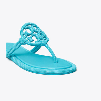 Tory Burch Miller Pav Knotted Sandal SOFT TURQUOISE