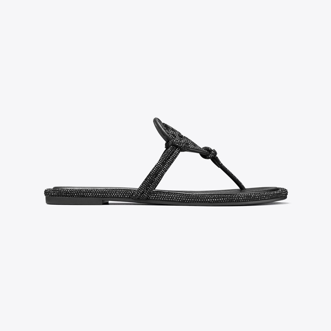 Tory Burch Miller Pav Knotted Sandal PERFECT BLACK